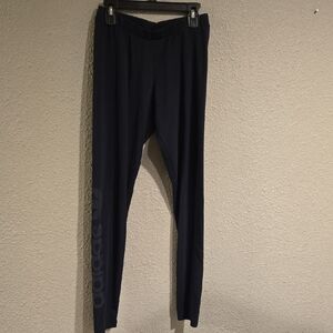 Adidas Dark Leggings with Logo